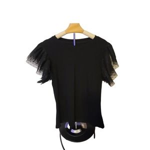 NEW Black Short Sleeve Shirt Women's XL